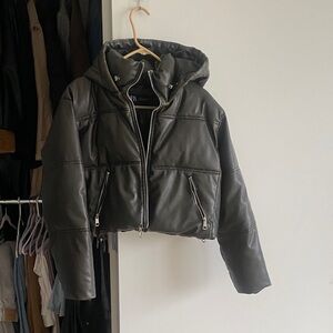 Zara Black Puffer Jacket